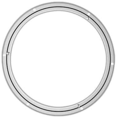 Lazy Susan Bearing Rotating Turntable Bearings Swivel Plate Hardware Aluminum Metal for DiningTable and Workbench 12 Inchs