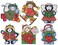 Design Works Crafts 4 Each Cross Stitch Kit Kitten Ornaments 3 x 4