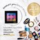 Z Palette Small Magnetic Makeup Palette Empty Magnetic Palette Universal Magnet makeup palette for Eyeshadows Powders Customizable Beauty Organizer with Clear Window