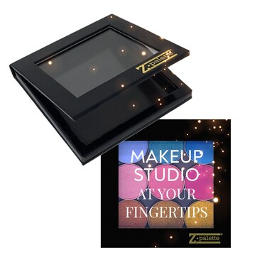 Z Palette Small Magnetic Makeup Palette Empty Magnetic Palette Universal Magnet makeup palette for Eyeshadows Powders Customizable Beauty Organizer with Clear Window