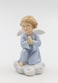 Cosmos Angel Praying in Blue Dress Figurine 2 18 x 2 38 x 4 14 H