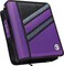 Caseit ZBinder TwoinOne 15Inch DRing Zipper Binders Purple Z176PUR