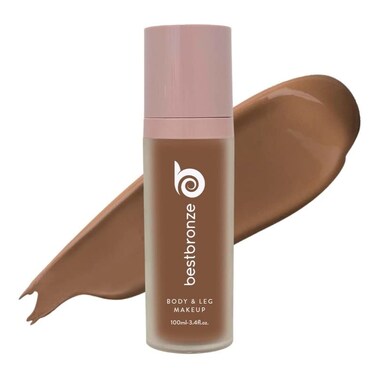 Best Bronze Bombshell Body  Leg Makeup  Waterproof Leg Makeup  Body Foundation  Body Makeup for Scars Varicose Veins Cover Up  Leg Concealer NC52 Deep Golden