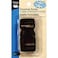 Dritz 481 Dual Adjustable Parachute Buckle for 1Inch Strap Black