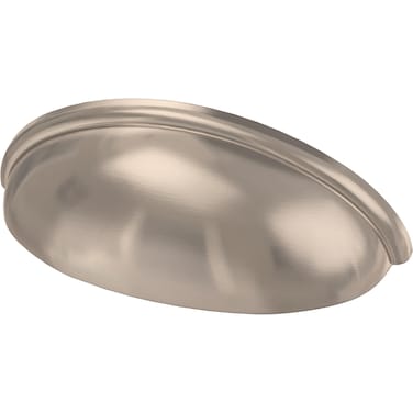 Franklin Brass Contemporary Cup 5Pack Cabinet Handles 3 Hole to Hole Satin Nickel Kitchen Cabinet Pulls Drawer Handles Cabinet Hardware Dresser Drawer Pulls P34702KSNB1