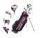 Aspire Xlite Super Performance Precise Junior Golf Club Set Pink Set for Girls Ages 9 to 12 Right Handed