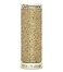 Gutermann Metallic Effect NylonPolyester Thread 50m55 yd Gold