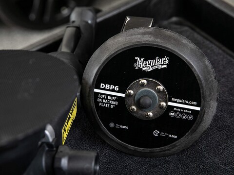 Meguiars 6 Soft Buff DA Backing Plate DBP66 Inch Backing Plate Hook and Loop for Machine Polishing with Foam and Microfiber Discs Professional DA Polisher Backing Plate 1 Backing Plate