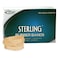 Alliance Rubber 24945 Sterling Rubber Bands Size 94 1 lb Box Contains Approx 140 Bands 3 12 x 34 Natural CrepeBeige