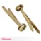 Officemate Brass Plated Fasteners 125Inch Length 0375Inch Head 100 per Box 99815