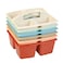 Really Good Stuff 4Compartment Caddies  Boho 6 Pack  Classroom Organization