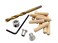 Milescraft 5339 Dowel Kit 38in  Includes Brad Point Drill Bit Fluted Wooden Dowel Pins With Chamfered Ends 10pcs 2 Dowel Tenon Centers and Depth Stop Ideal for Woodworking  Joining Projects