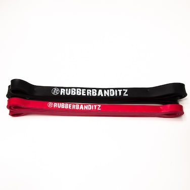 Rubberbanditz Combo Pull Up Assist Bands  Heavy Duty Resistance Exercise Bands for Powerlifting Mobility and Stretching  Resistance Bands for Working Out  Combo Pack of 2