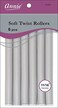 Annie 01204 Soft Twist Rollers Gray 6 Count