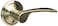Schlage F170 MER 619 RH Right Handed Merano Door Lever One Sided NonTurning Dummy Door Handle Satin Nickel
