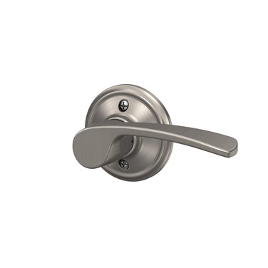 Schlage F170 MER 619 RH Right Handed Merano Door Lever One Sided NonTurning Dummy Door Handle Satin Nickel