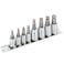 Powerbuilt 642403 Metric Wobble Ball Hex Bit Set 8Piece