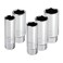 Powerbuilt 38Inch Drive Spark Plug Socket Set 6 Point Deep Thin Wall 5 Piece Metric and SAE  640855 Grey