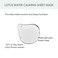 ROVECTIN Clean Lotus Water Calming Sheet Mask  Packed with Lotus Flower Extract For Soothing and Long Lasting Hydration 5 Count