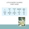 ROVECTIN Clean Lotus Water Calming Sheet Mask  Packed with Lotus Flower Extract For Soothing and Long Lasting Hydration 5 Count