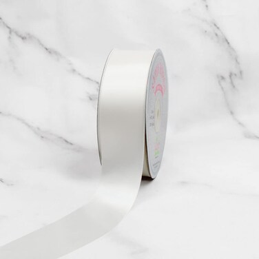 Creative Ideas Solid Satin Ribbon 11250 yd White