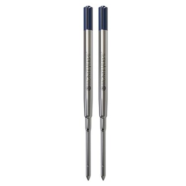 MONTEVERDE Ballpoint Refill to Fit Parker Style Ballpoint Pens Extra Fine Pack of 2 BlueBlack P112BB