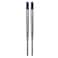 MONTEVERDE Ballpoint Refill to Fit Parker Style Ballpoint Pens Extra Fine Pack of 2 BlueBlack P112BB