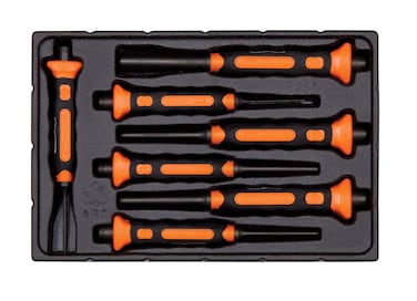 Bahco 3734BMS7 Soft Grip Pin Punch Set 7 Piece