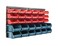 WallMounted Garage Storage Bins  30 Compartments for Garage Organization Craft Supply Storage Tool Box Organizer Unit by Stalwart RedBlue