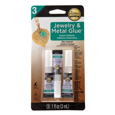Aleenes 94830 Jewelry  Metal Glue 3Pkg 1oz