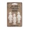 Salvaged Dolls by Tim Holtz Ideaology Pack of 3 175 Inches Tall White TH93196