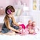 ADORA Baby Doll Diaper Bag with Sturdy Straps Includes Changing Mat and 2 Doll Diapers Fits 13 Dolls Birthday Gift for Ages 3  Pink Flower Power