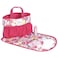 ADORA Baby Doll Diaper Bag with Sturdy Straps Includes Changing Mat and 2 Doll Diapers Fits 13 Dolls Birthday Gift for Ages 3  Pink Flower Power