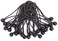 Kotap BB9B Ball Bungee Cord HeavyDuty  Versatile Indoor  Outdoor Tarp TieDown Organize  Secure 9Inch Black 50 Pack