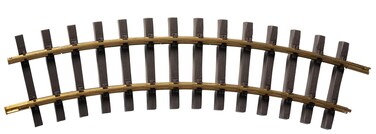 Bachmann Industries Large G Scale Universal Brass Track with 5 Diameter Curve 12 per Box