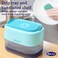 OMAIA Dish Soap Dispenser for Kitchen Sink  Blue Kitchen Gadgets 2023  dishwashing Liquid Dispenser for Kitchen  Sink Countertop Organizer  Kitchen Soap Dispenser with Sponge Holder
