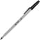 Business Source 37503 Ballpoint Stick Pens Fine Pt Light Gray Barrel Black Ink