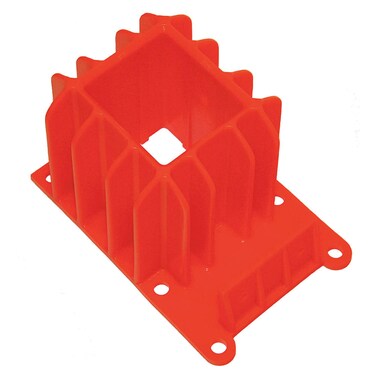 Guardian Fall Protection 15188 Angel Guardrail Boot  1 lbs High Strength Plastic Angel Boot for Wood Metal and Concrete Subtrates