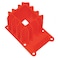 Guardian Fall Protection 15188 Angel Guardrail Boot  1 lbs High Strength Plastic Angel Boot for Wood Metal and Concrete Subtrates