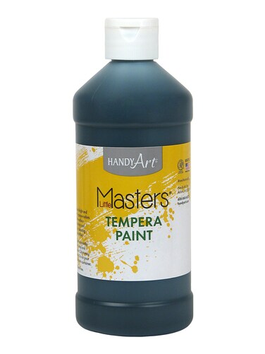 Handy Art Little Masters Tempera Paint 16 ounce Black201755