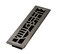 Dcor Grates ADH212NKL Art Deco Floor Register 2x12 Inches Brushed Nickel 1 Pack
