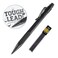 Rite in the Rain Weatherproof Mechanical Pencil Black Barrel 13mm Dark Lead 12 lead refills No BK15