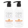 Clean Kids Naturally Tropical Orange Burst Shampoo AllNatural Glutenfree Vegan and Crueltyfree ParabenFree 16 oz 2 Bottles
