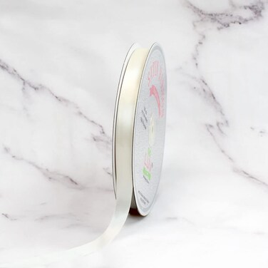 Creative Ideas PSF0508810 Solid Satin Ribbon Ivory 58 x 100 yd