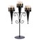 Gifts  Decor 57070313 Medieval Candle Stand Black