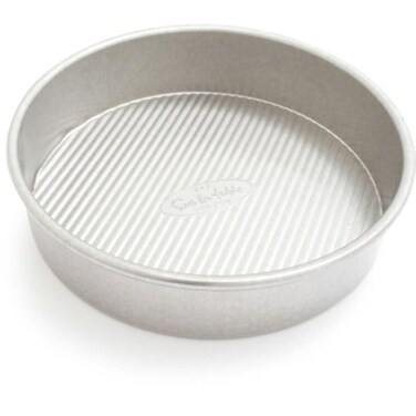 Sur La Table Platinum Pro Round Cake Pan 8 x 2 Silver