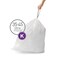 simplehuman Code K Custom Fit Drawstring Trash Bags in Dispenser Packs 20 Count 3545 Liter  912 Gallon White
