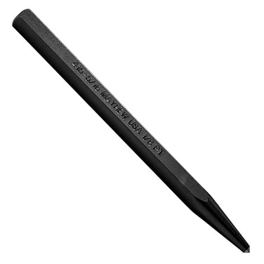 Mayhew Tools 24007 Center Punch 18  3 mm x 414 Black Oxide Finish
