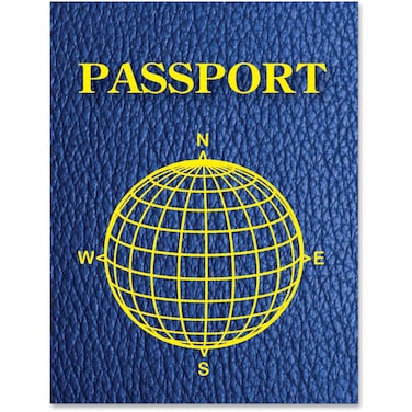 ASHLEY Productions ASH10708 Blank Passports 1 Pack