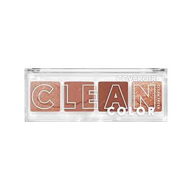 COVERGIRL Clean Fresh Clean Color Eyeshadow  Eyeshadow Eyeshadow Palette Shimmer Eyeshadow Vegan Formula  Dreamy Pink 4g 014 oz